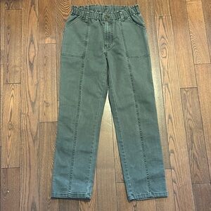 Young Fabulous & Broke Olive Green Straight Leg Pants